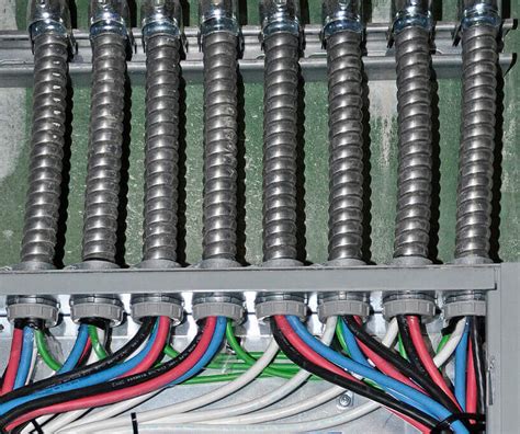 attaching armor cable to a metal box|electrical code for armored cable.